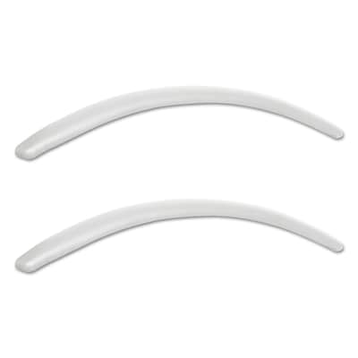 Alera® Neratoli Series Faux Leather Replacement Arm Pads, White, 2/Set