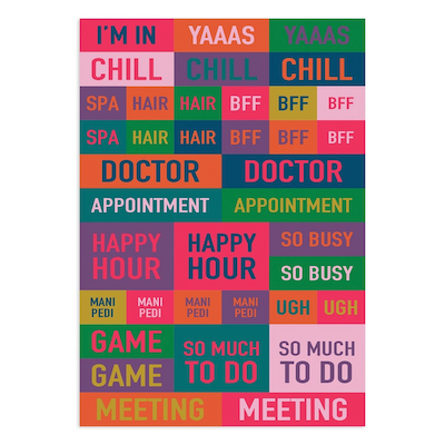 TF Publishing In Any Event Planning Sticker Pack, Assorted Colors, 5 Sheets/Pack (99-2112)