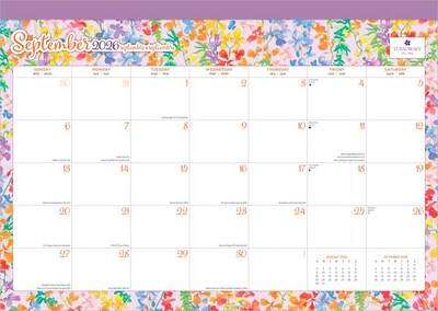 2026 BrownTrout House of Turnowsky 17" x 12" Monthly Desk Pad Calendar (9798330701735)
