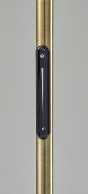 Adesso Cullen LED Desk Lamp, 24H, Antique Brass (4353-21)