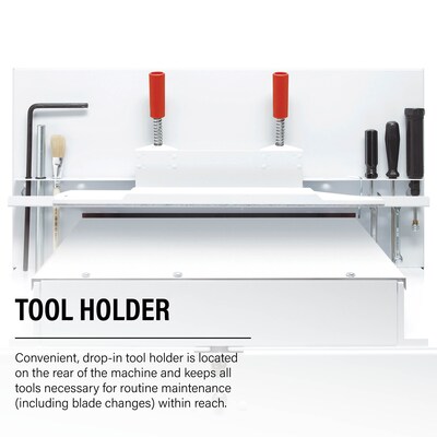 Triumph 5560 VRCUT Ready 21 5/8" Guillotine Paper Cutter, White (CU0493)