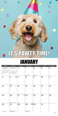 2025 Willow Creek Dog-Gone-It 12" x 12" Monthly Wall Calendar (42724)