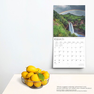 2025 BrownTrout Hawaii Wild & Scenic 12" x 12" Monthly  Wall Calendar (9781975474904)