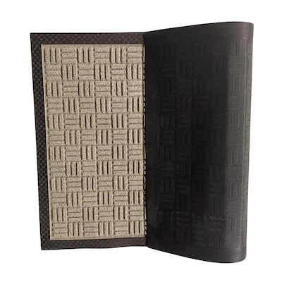 Floortex Doortex Ribmat Indoor / Outdoor Entrance Mat, 36 x 24, Brown (NREMFLLV0101)