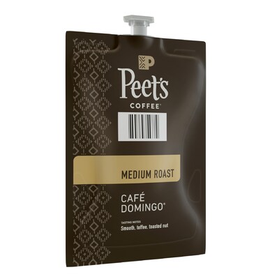 Peet's Coffee Cafe Domingo Coffee Flavia Freshpacks, Medium Roast, 76/Carton (LPC00262)