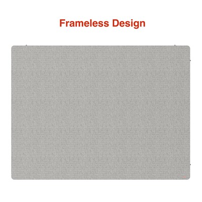Staples Fabric Bulletin Board, 4' x 3' (ST62832)