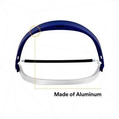 3M Universal Reusable Face Shield Headgear, Fog Resistant, Blue, 20/Carton (82520-10000)