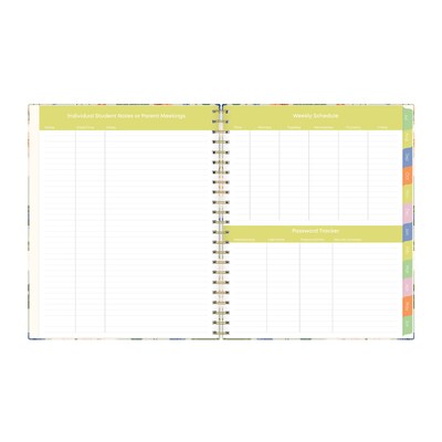 2025-2026 Blue Sky Franello 8.5" x 11" Academic Year Weekly & Monthly Planner, Multicolored (151566)