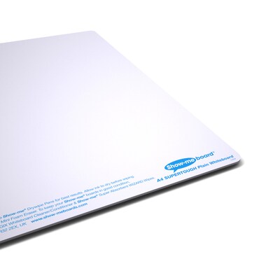 Show-me Plain/Plain SUPERTOUGH Lapboards, with Pens, Erasers & Cleaner, 8 x 12, 35/Set (EPTCSRPX)