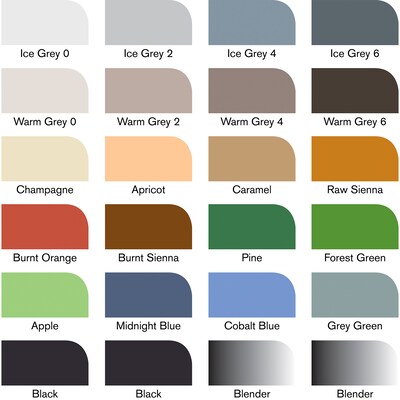 Winsor & Newton Promarker Dual-Tip Architecture Alcohol Based Marker, 24/Pack (WNX0290163)