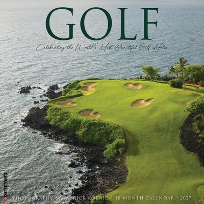 2027 Willow Creek Golf 12 x 12 Monthly Wall Calendar, Assorted Colors (60483)