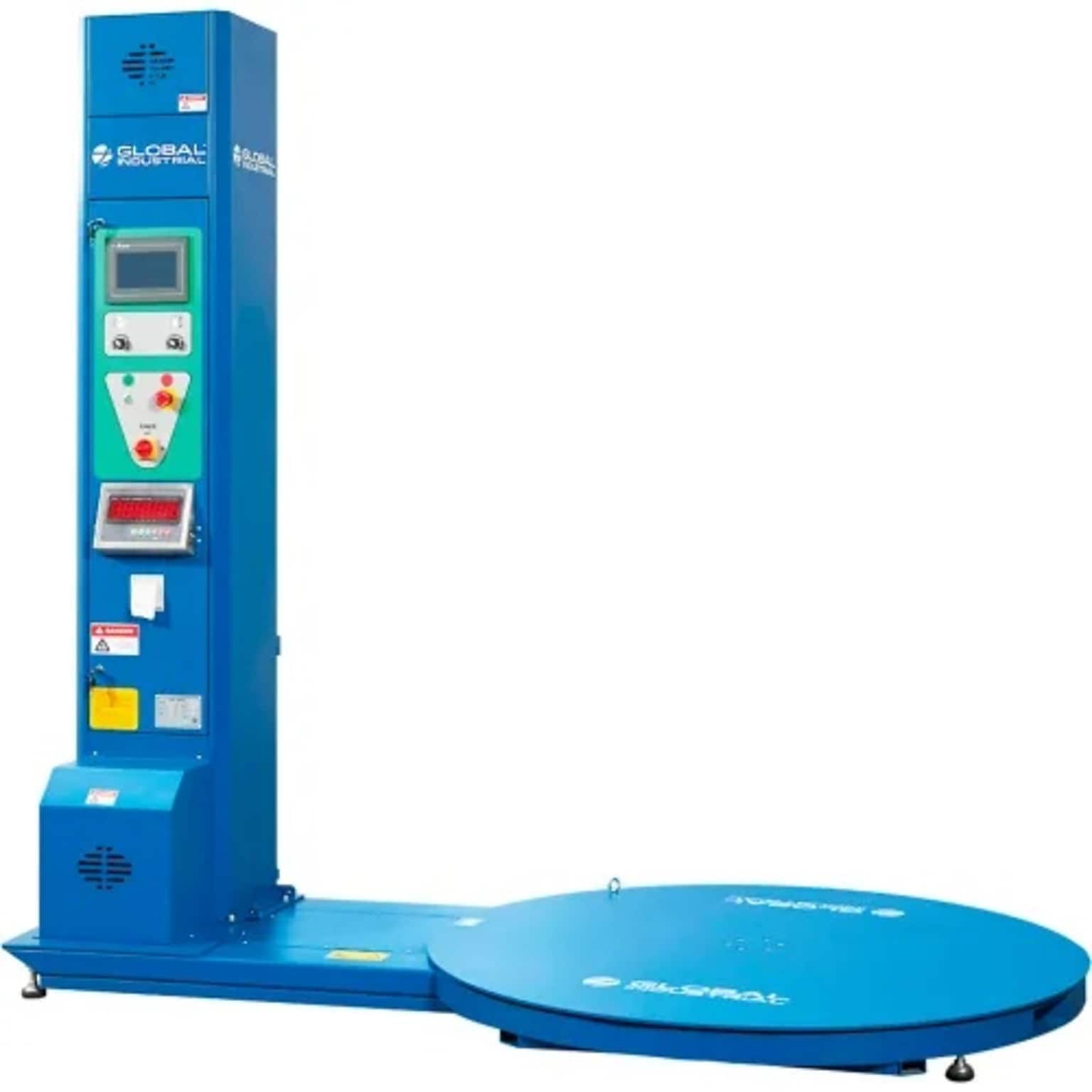 Global Industrial Semi-Automatic Stretch Wrap Machine w/ NTEP Scale (238507)