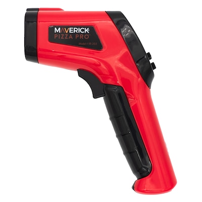 Maverick Stainless Steel Infrared BBQ Surface Thermometer, Red (IR-203R)