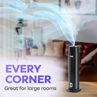 iFab 86L Nebulizing Aromatherapy Essential Oil Diffuser, 4 oz. (ISM86LBK)