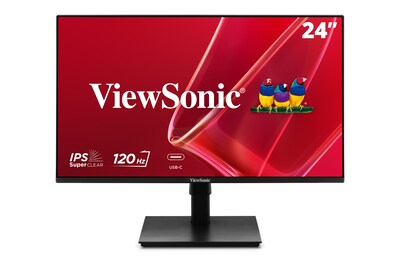 ViewSonic 24 FHD 120Hz LED Monitor, Black (VA2448-MHU)