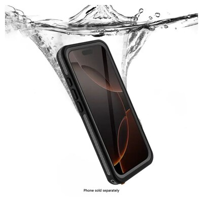 SaharaCase Oasis MagSafe Rugged Case for iPhone 16 Pro Max, Shock Absorbing, Scorpion Black (CP00706)