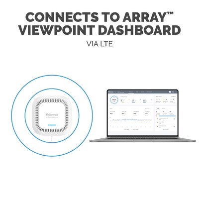 Fellowes Array Signal Smart Air Quality Sensor, White (5885401)