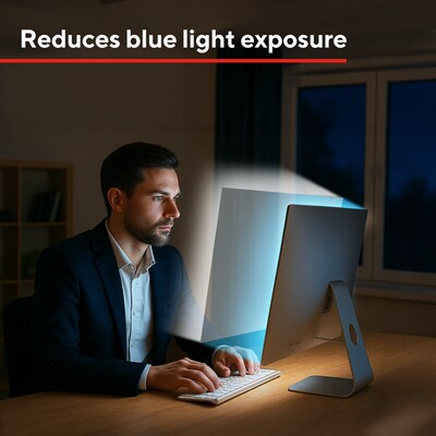 Staples TECH Blue Light Filter for 24” Widescreen Monitor (16:9) (ST63416)