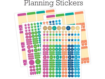 Planning Pad, 8.5 x 11, Horizontal Weekly Planner, Teal Floral