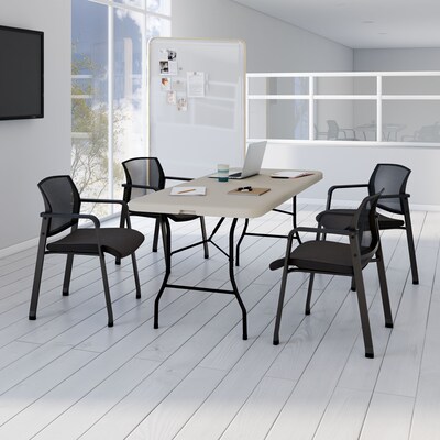 Quill Brand® Folding Table, Regular Duty, 72"L x 30"W, Platinum (79223/54272)
