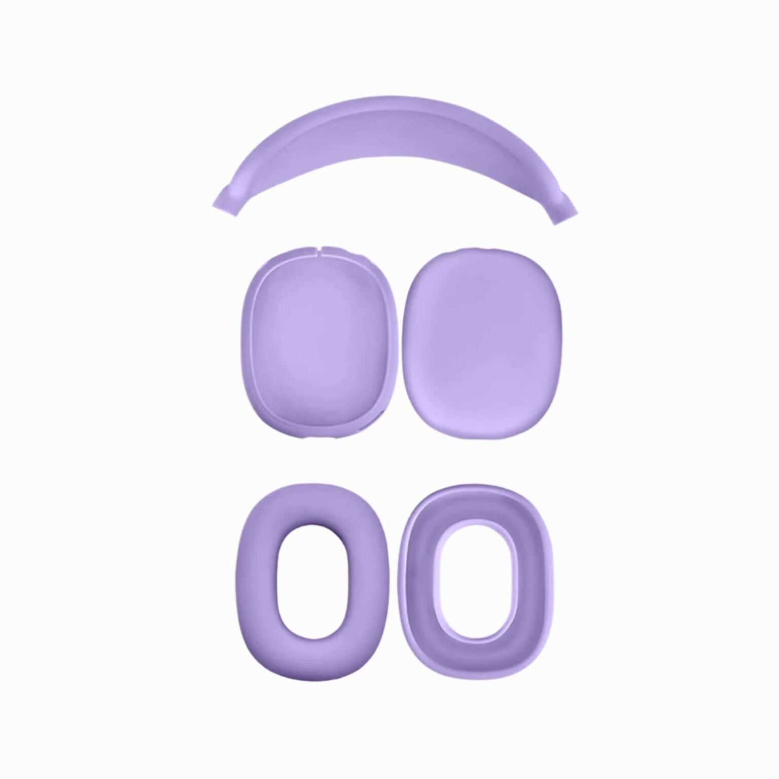 SaharaCase Silicone Combo Kit Case for AirPods Max Headphones, Purple (HP00187)