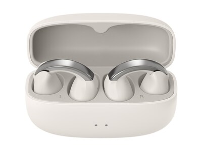 JVC Nearphones Wireless Open-Ear Earbuds, Bluetooth, White (HANP1TW)