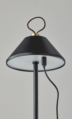Adesso Danny LED Table Lamp, Black (4091-01)