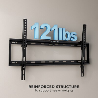 Mount-It! Tilt TV Wall Mount Bracket for 37"-80" Flat Screens (MI-1121M)