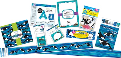 Barker Creek Sea & Sky Bulletin Board Set, 480/Set (3999)