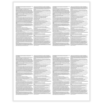 ComplyRight 2024 W-2 Tax Form, 1-Part, 4-Up, 50/Pack (520950)
