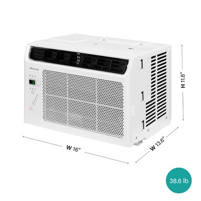Hisense 115-Volt 6000 BTU Window Air Conditioner with Remote, White (AAW06CR26)