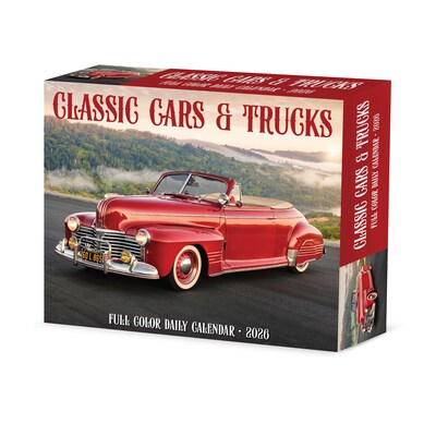 2026 Willow Creek Classic Cars & Trucks 6.2" x 5.4" Day-to-Day Calendar (54062)