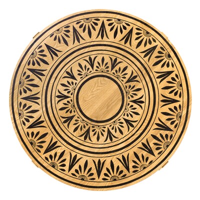 Adore Decor Dahlia Side Table, Natural (FUTB10103A)
