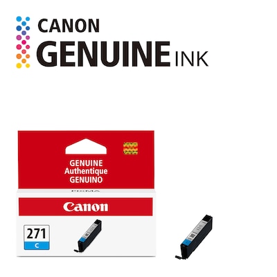 Canon 271 Cyan Standard Yield Ink Cartridge (0391C001)