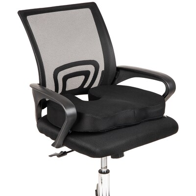 Mind Reader Memory Foam Seat Cushion, Black (SEATMESH-BLK)