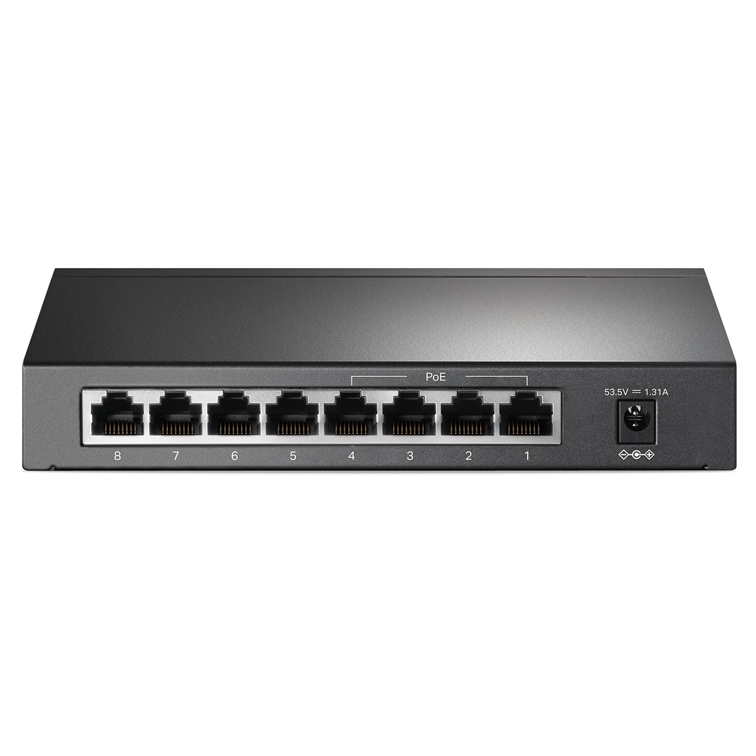 TP-LINK 8-Port Gigabit Ethernet Unmanaged Switch, Black (TL-SG608P)