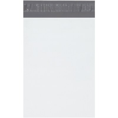 7.5 x 10.5 Self-Sealing Poly Mailer, White, 1000/Carton (B872)