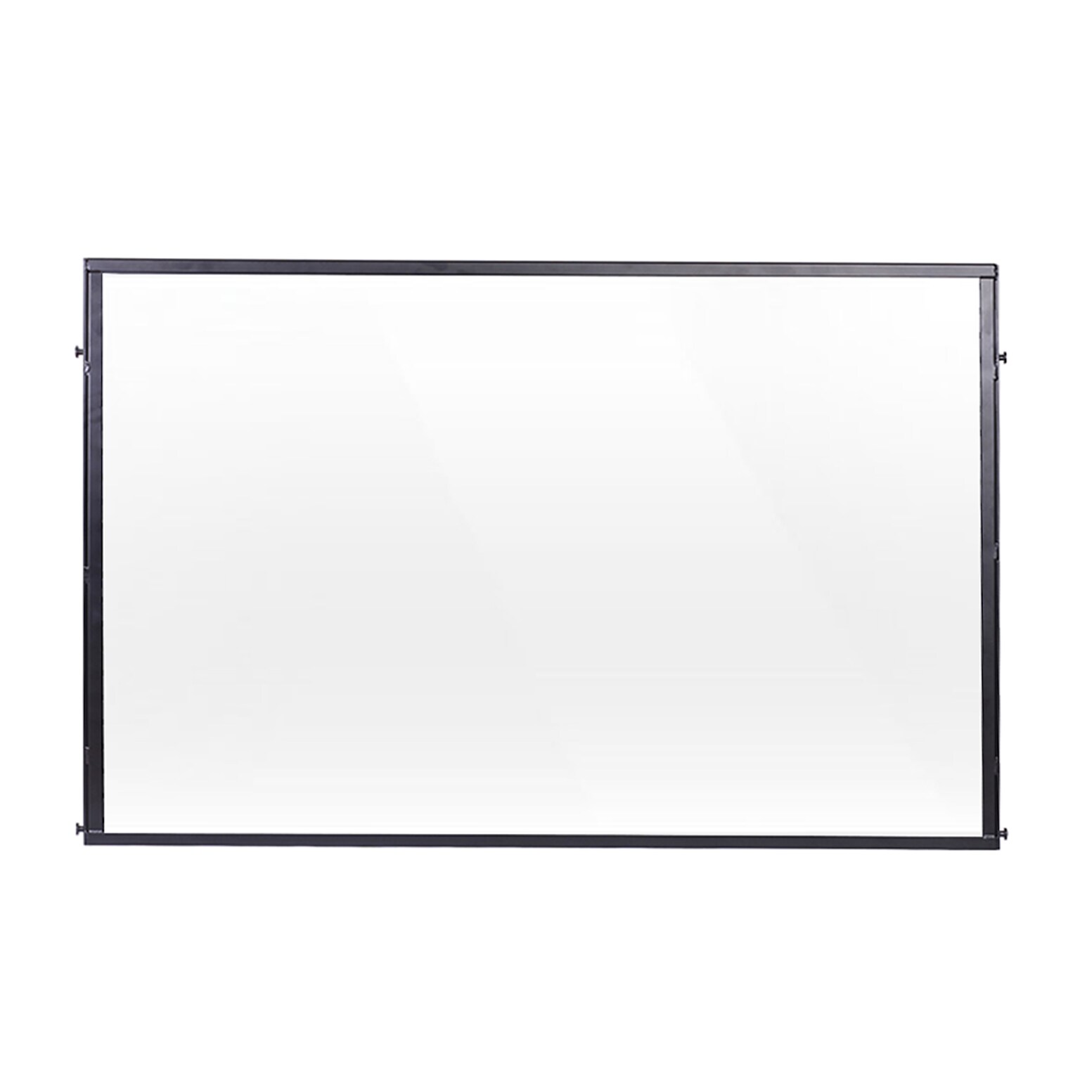 Queue Solutions 34 x 4’ Acrylic Stanchion Post Panel Kit, Clear (PNL4834B-CA2-4COL)