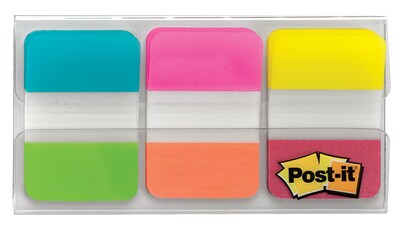 Post-it Tabs, 1" Wide, Assorted Colors, 36 Tabs/Pack (686-ALOPRYT)