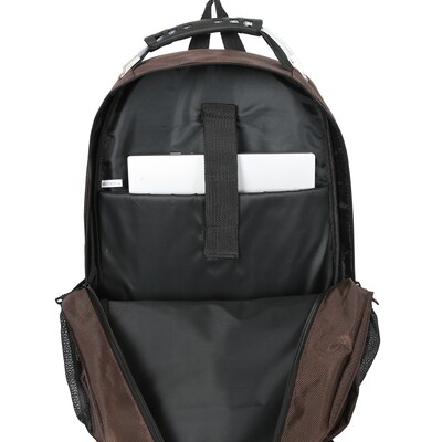 DUKAP EMINENT Laptop Compatible Backpack, Large, Brown (BDK-EMI-BRO)