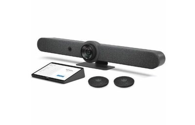 Logitech Rally Bar No-Radio HD 4K Kit Webcam, 15 Megapixels, Graphite (991-000536)