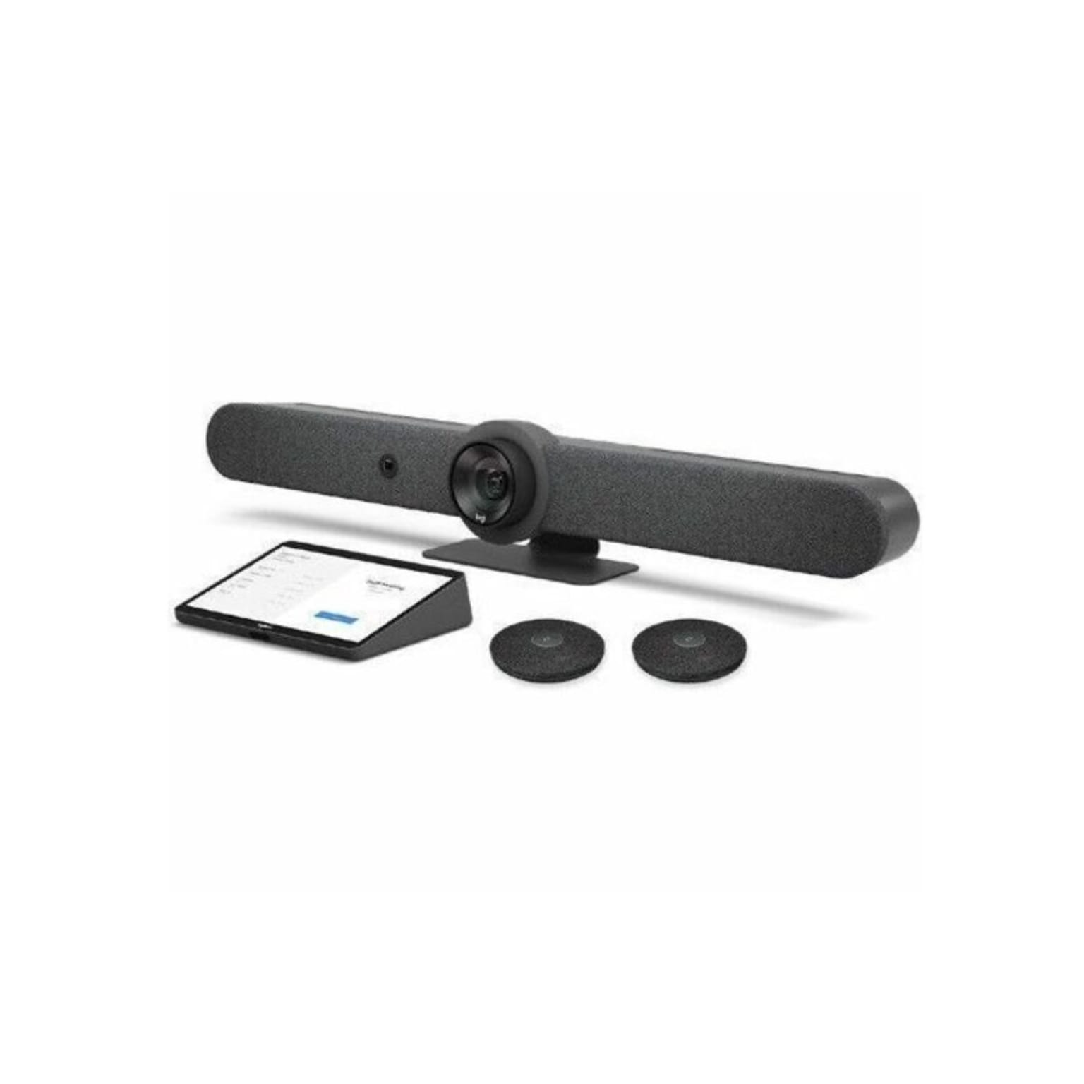 Logitech Rally Bar No-Radio HD 4K Kit Webcam, 15 Megapixels, Graphite (991-000536)