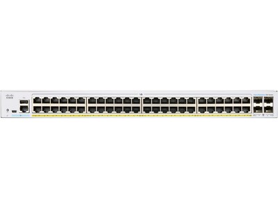 Cisco Business 350 Series 52-Port Gigabit Ethernet Managed Switch, Silver (CBS350-48FP-4X-NA)