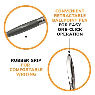BIC Glide Retractable Ballpoint Pen, Medium Point, 1.0mm, Blue Ink, Dozen (VCG11-BLU)
