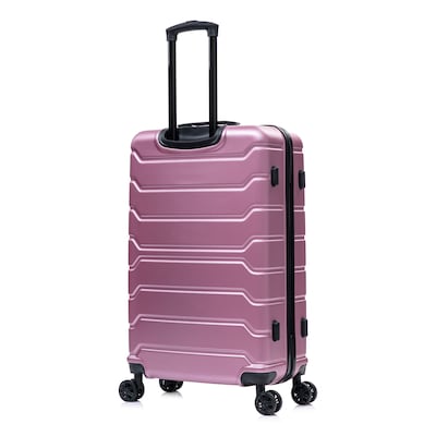 InUSA Trend 4-Piece Hardside Spinner Luggage Set, TSA Checkpoint Friendly, Rose Gold (IUTRESMLXL-ROS)