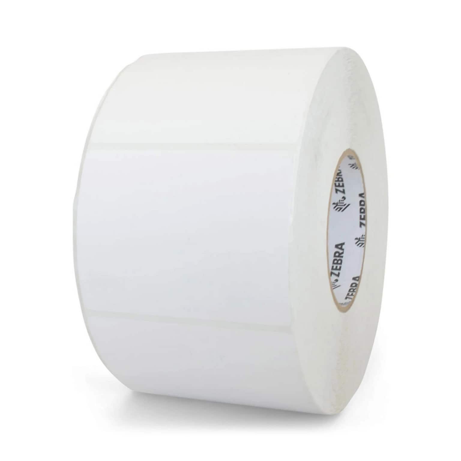Zebra Z-Perform 2000T Thermal Barcode Labels, 3 x 4, White, 2000 Labels/Roll, 4 Rolls/Carton (10000284)