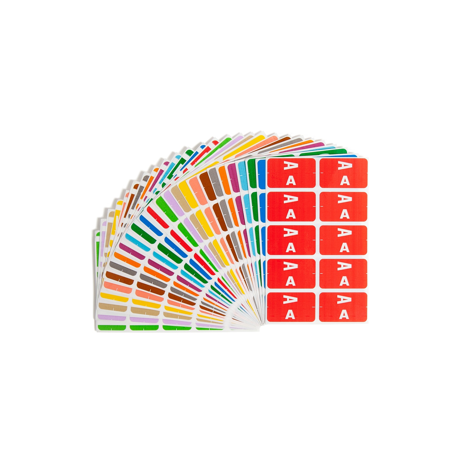 Smead AlphaZ ACCS Color-Coded Labels, A-Z Index, Assorted Colors, 2200/Box (67170)