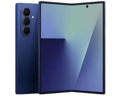 Samsung Galaxy Z Fold7 5G Foldable Unlocked Smartphone Cell Phone, 256GB, Blue Shadow (SM-F966UDBAXAA)