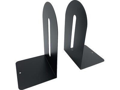 Huron Steel Book Ends, 9H, Black (HASZ0091)