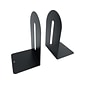 Huron Steel Book Ends, 9"H, Black (HASZ0091)